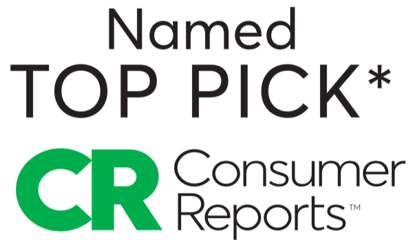 Named Top Pick by Consumer Reports